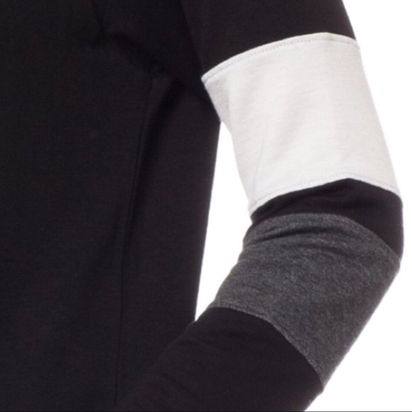 Terry Striped Long Sleeve Dress - Picture 6 of 6